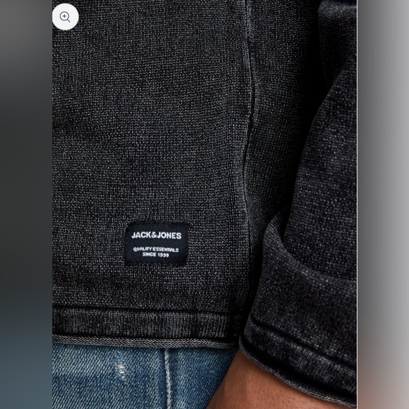 JACK & JONES JJELEO KNIT CREW NECK NOOS CAVIAR S - Picture 5 of 10